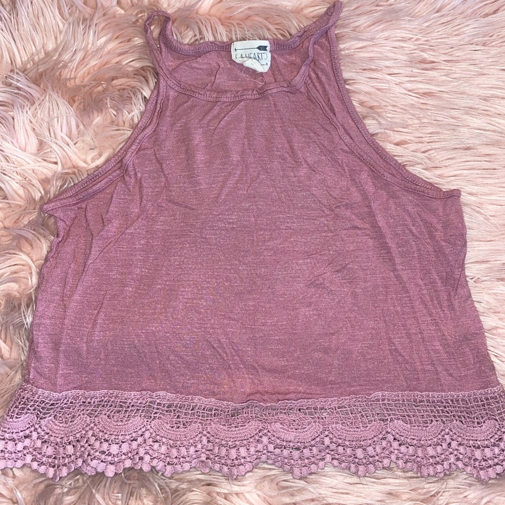 La hearts halter top